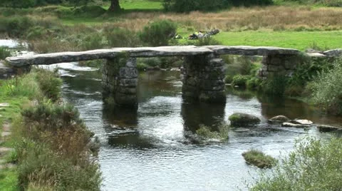 Clapper Bridge Stock Footage 18015133