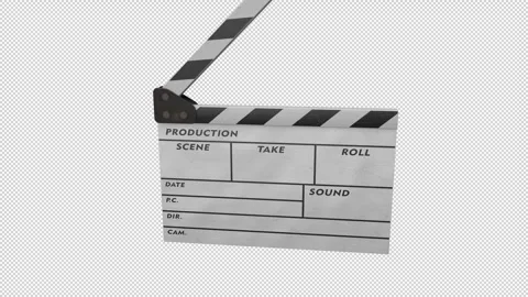 Clapperboard - 01 - 01 - Marker - HD - CLEAN - 25fps Stock Footage 305289014