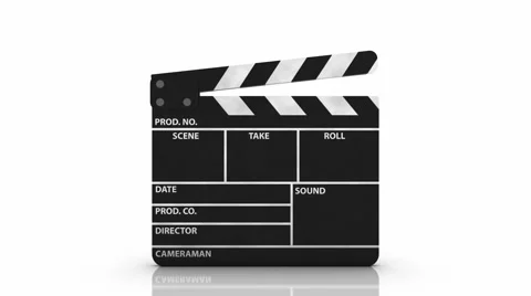 Clapperboard with Alpha Channel   Stock Footage 943640