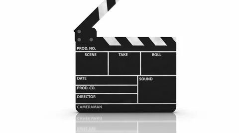 Clapperboard with Alpha Channel   Stock Footage 943641