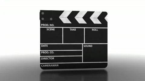 Clapperboard Stock Footage 874497