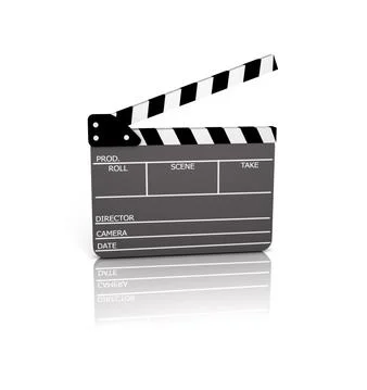 Clapperboard Illustrazione stock