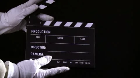 Clapperboard, take 1 Vídeo Stock 10810550