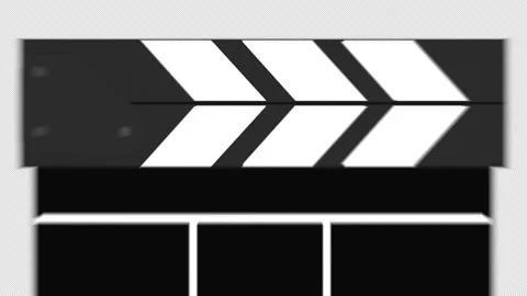 Clapperboard transition. Stock Footage 168141425