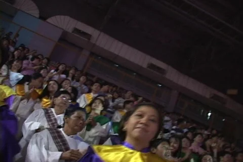 Clapping Choir Stock Footage 278315