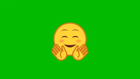 Clapping emoji animation on green screen. 4K Stock Footage 344798726