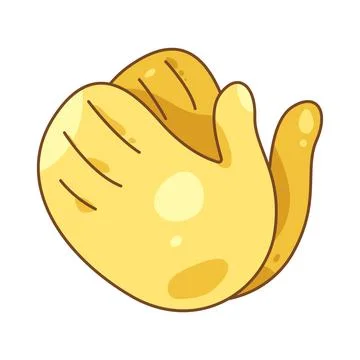 Clapping hand emoji Stock Illustration
