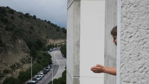 Clapping hands, applauding for doctors, nurses. Coronavirus pandemic Stock Footage 128571840