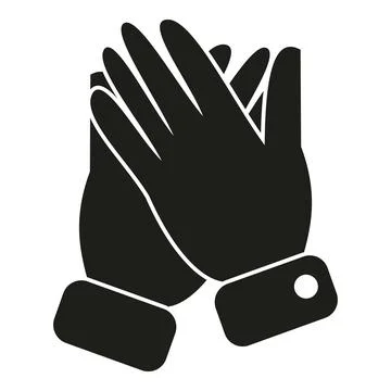 Clapping hands demonstrating applause, ovation and success Stock Illustration