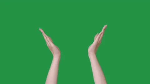 Clapping hands fan support applauding gesture Stock Footage 172938210