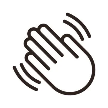 Clapping hands icon Stock Illustration