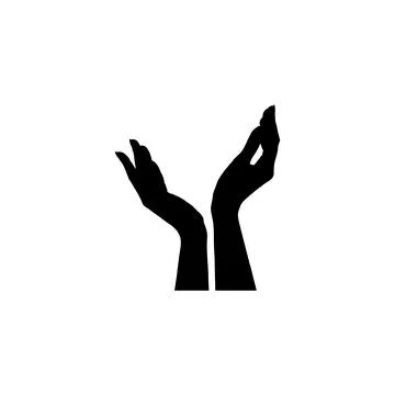 Clapping hands icon. Simple style congratulation poster background symbol. .. Stock Illustration