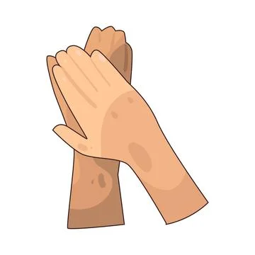 Clapping Hands illustration Stock Illustration