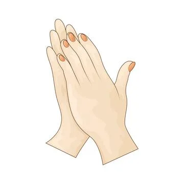 Clapping Hands illustration Stock Illustration