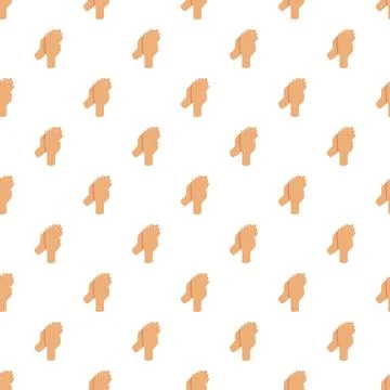 Clapping hands pattern showing applause and celebration Stock Illustration