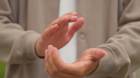 Clapping hands together in applause. Hands clapping to show appreciation, s.. Stock Footage 339557466