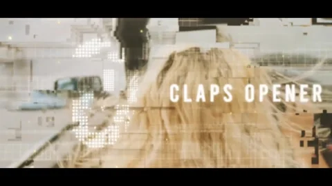 Claps Opener for After Effects Stock After Effects