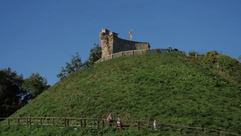 Clare castle ruin Stock Footage 253346691