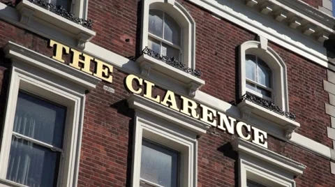 The Clarence Pub in Central London 3 Stock Footage 47056599