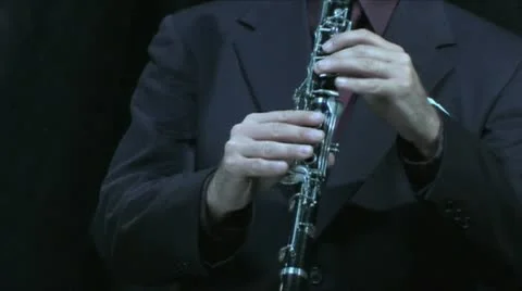 Clarinet 1 Stock Footage 10857047