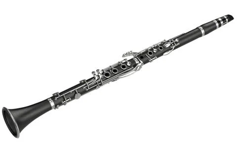 Clarinet musical instrument Stock Illustration