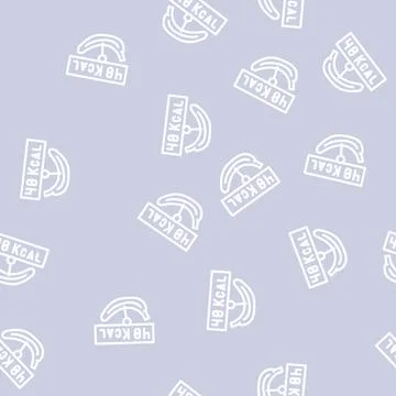 Clarions banana line vector seamless pattern Stock Illustration