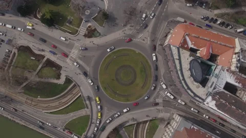 Clark Adam Square - Budapest Stock Footage 231340299