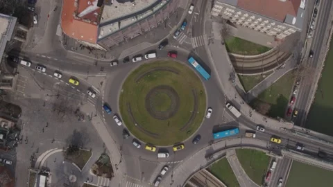 Clark Adam Square - Budapest Stock Footage 231340332