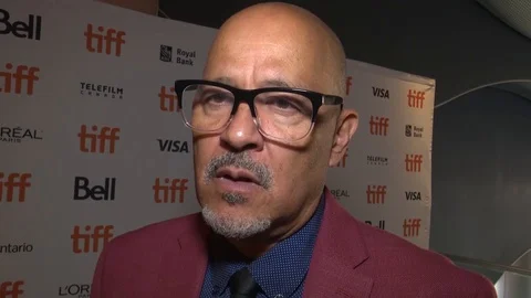 Clark Johnson talks to media about movie at 44th Annual TIFF premiere - 2019 Video stock 117647454