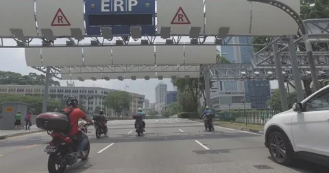 Clark Quay Towards Funan Stock Footage 63181617