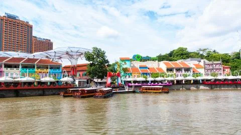 Clarke quay Stock Photos