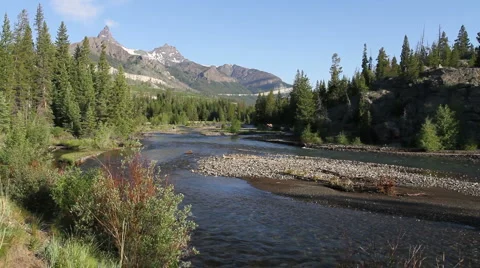  Clarks Fork Pilot-Index pk Stock Footage 1217028
