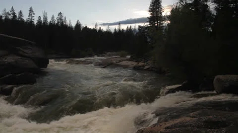Clarks Fork River Wyoming Video stock 25627542