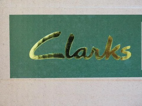 Clarks logo Stock Photos