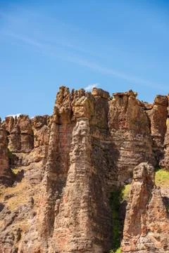 Clarno Unit Rocks Stock Photos