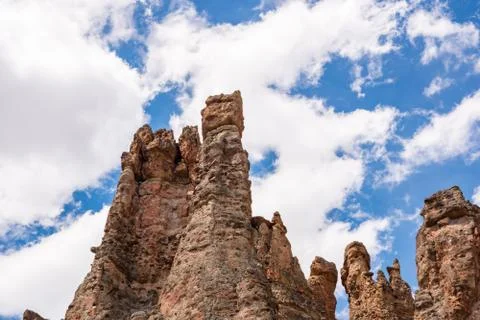 Clarno Unit Rocks Foto stock