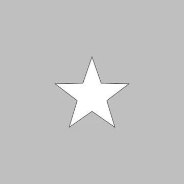 Clasic star computer symbol Stock Illustration