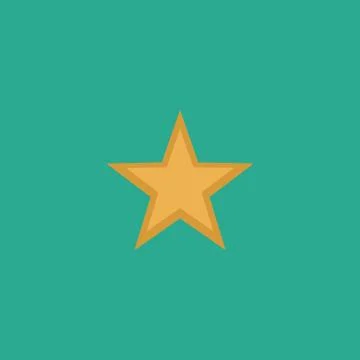 Clasic star - vector icon Stock Illustration