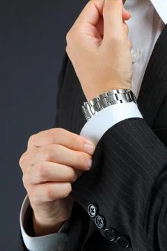 Clasp a cuff Stock Photos