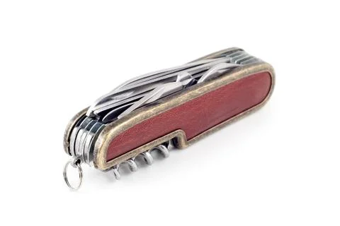 	The clasp-knife with set of blades  Stock Photos