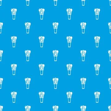 Clasp pattern seamless blue Stock Illustration