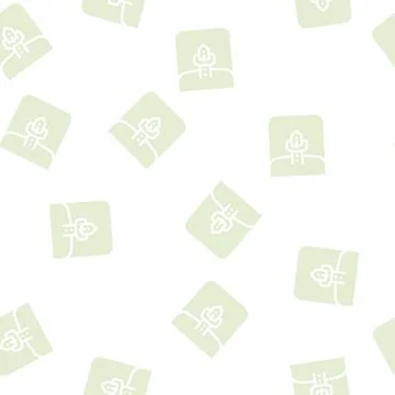 Clasp pocket glyph vector seamless pattern Stockillustratie