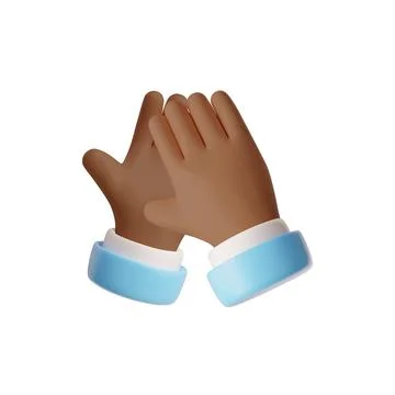 Clasped hands showing unity vector icon illustration イラスト素材