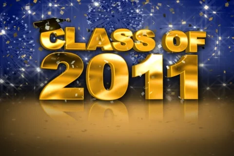 Class of 2011 Gold Stock Footage 1854878