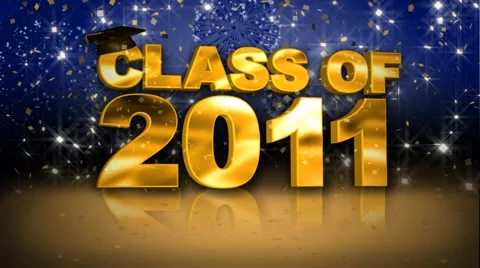 Class of 2011 Gold HD Vídeos de archivo 2103261