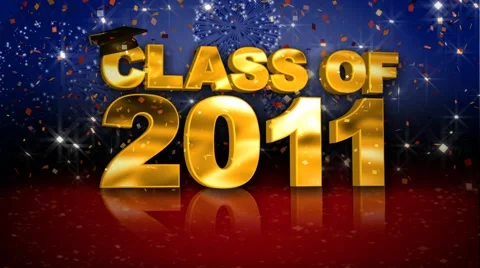 Class of 2011 Red HD Stock Footage 2103168