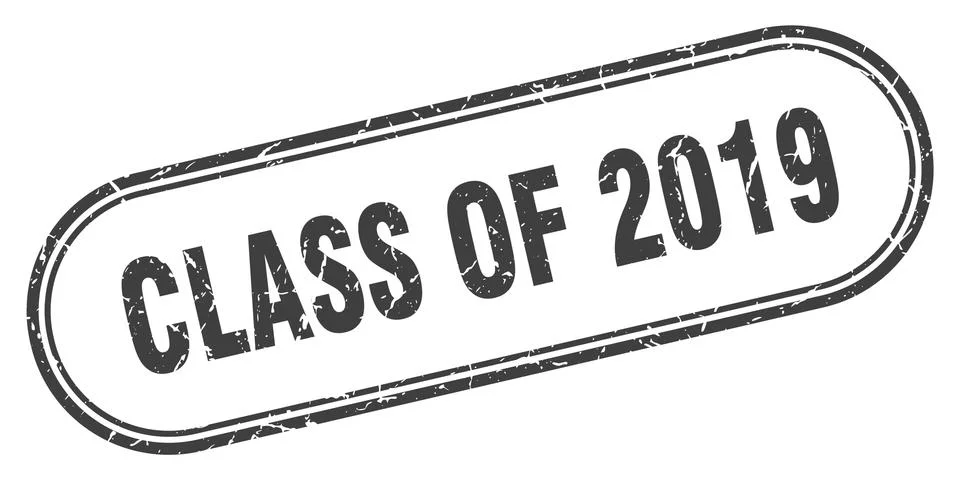 Class of 2019 Stock Illustration