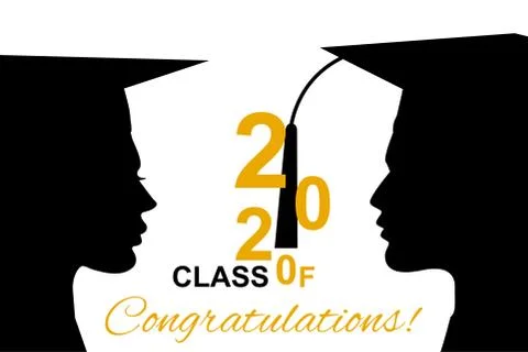 Class off 2020 concept Stock Illustration