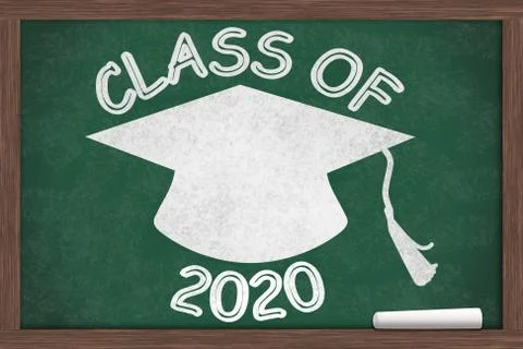 Class of 2020 message Stock Illustration