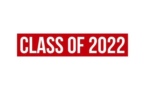Class of 2022 Rubber Stamp Seal Vector Illustrazione stock